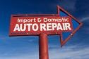 Auto repair shop sign — NC lemon law applies when your vehicle needs repeated warranty repairs at an authorized dealership